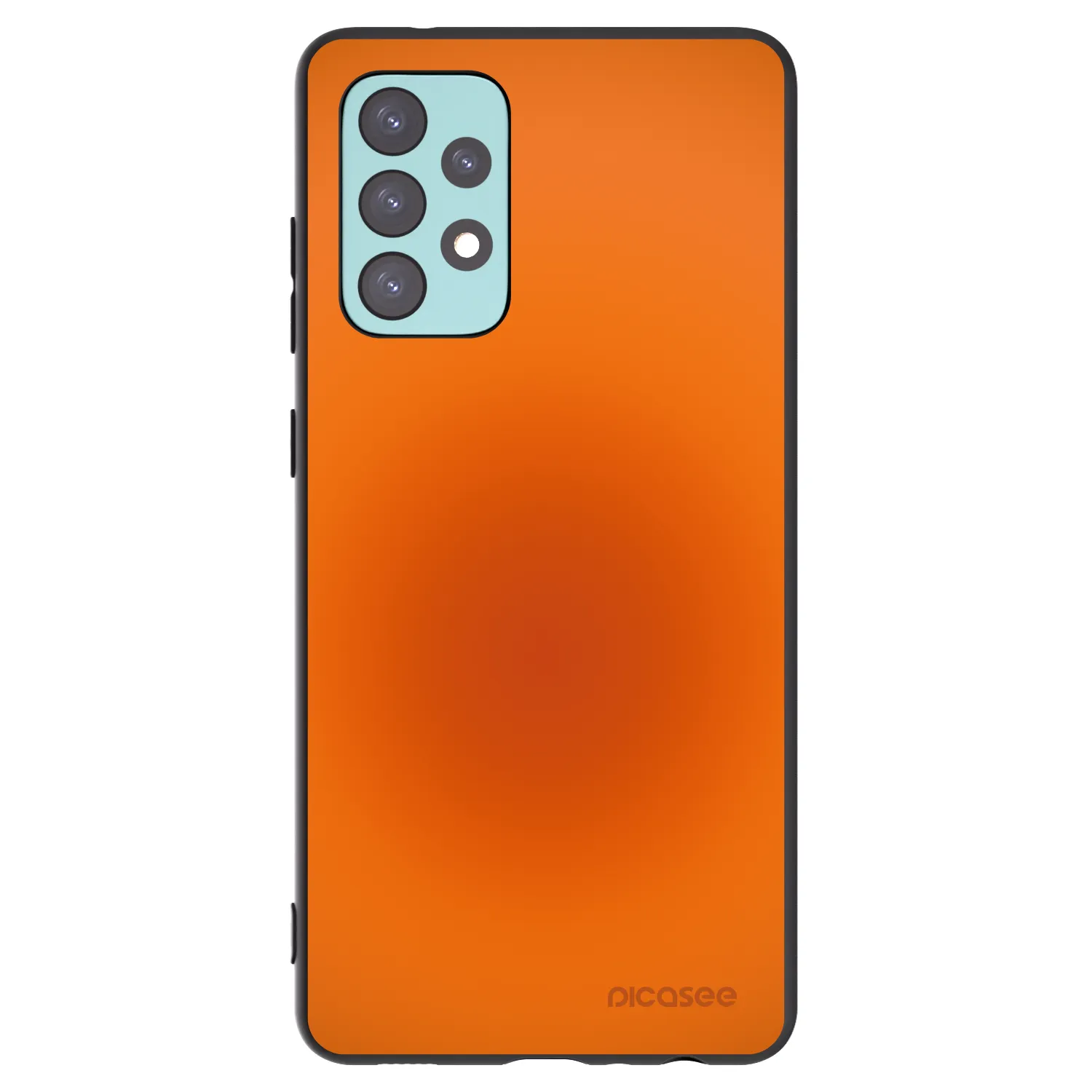 Picasee silikónový čierny obal pre Samsung Galaxy A72 A725F - Heat Core