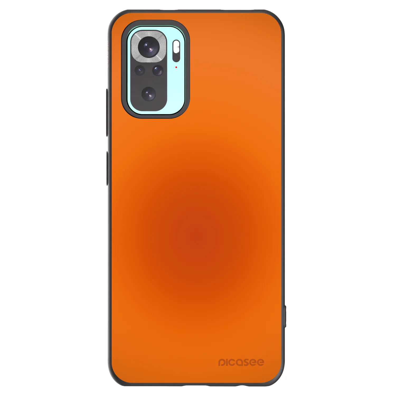 Picasee silikónový čierny obal pre Xiaomi Redmi Note 10 Pro - Heat Core