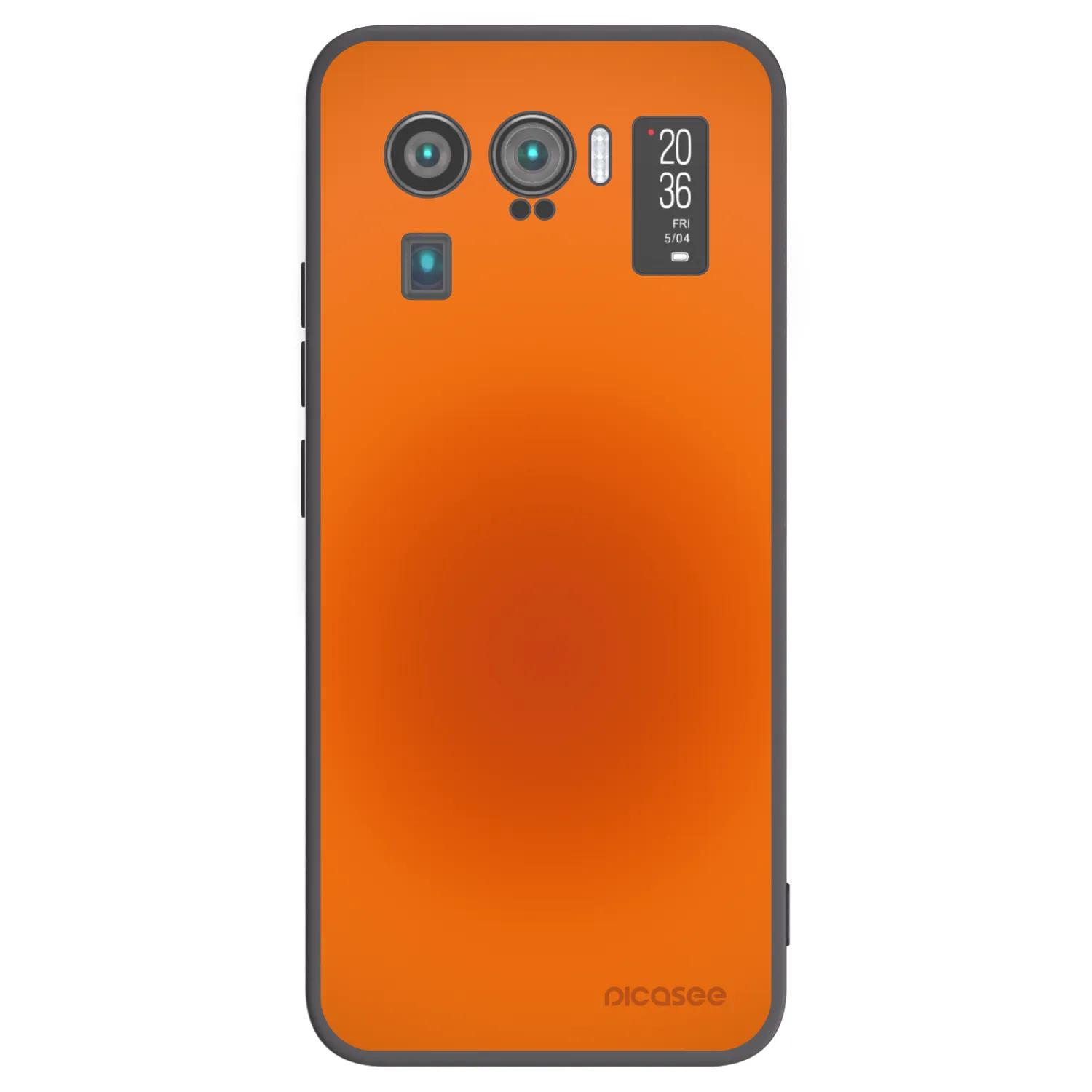 Picasee silikónový čierny obal pre Xiaomi Mi 11 Ultra - Heat Core