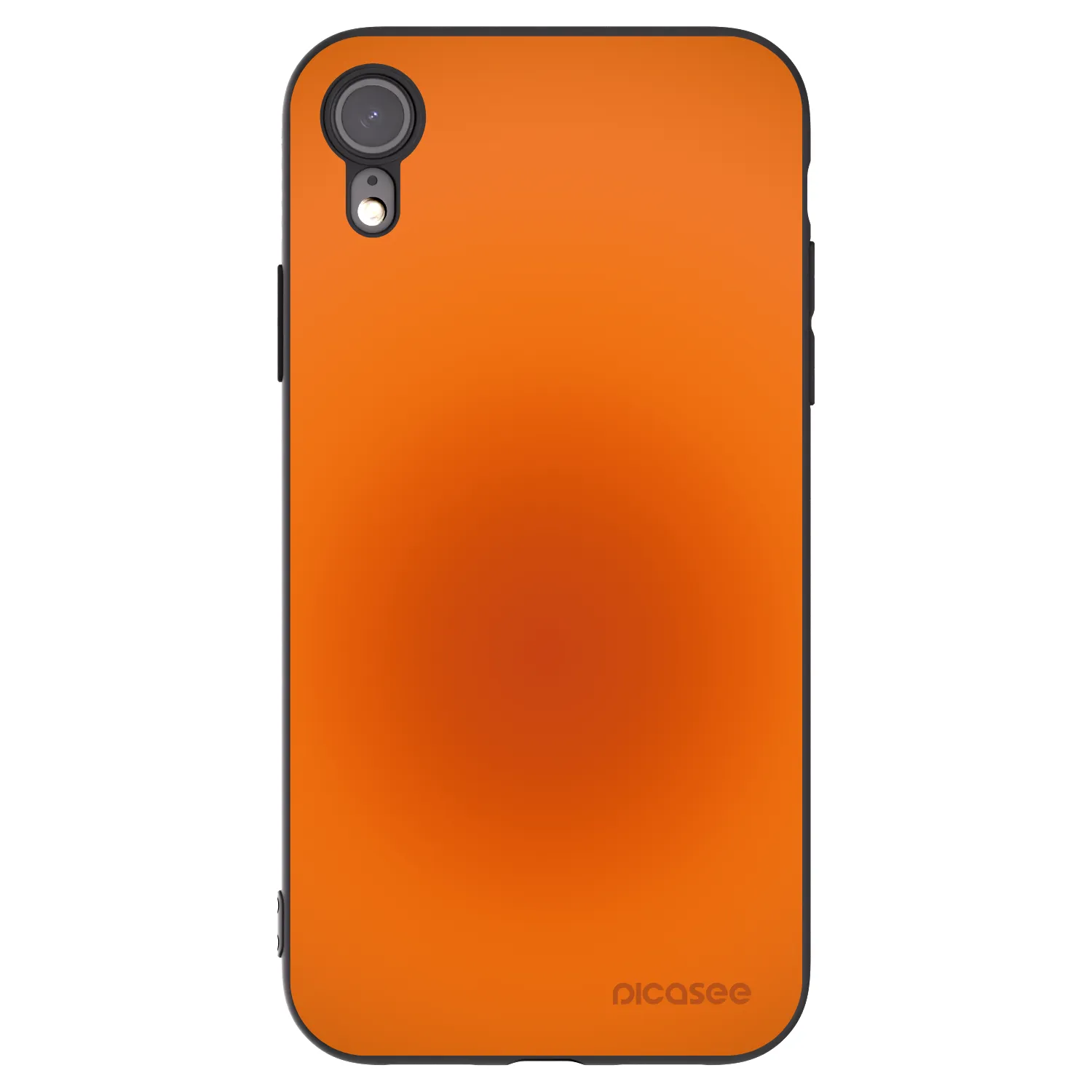 Picasee silikónový čierny obal pre Apple iPhone XR - Heat Core
