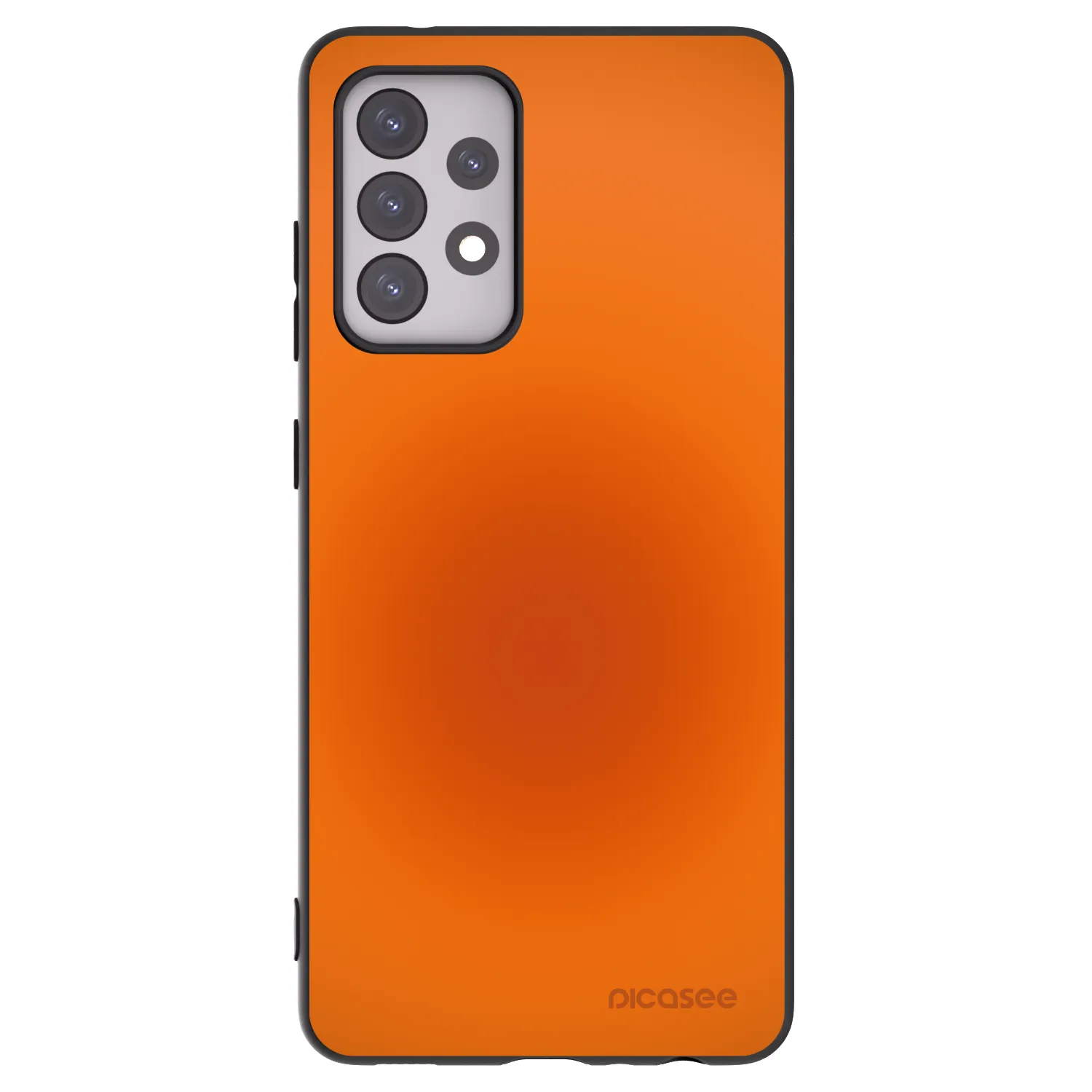 Picasee silikónový čierny obal pre Samsung Galaxy A52s 5G A528B - Heat Core