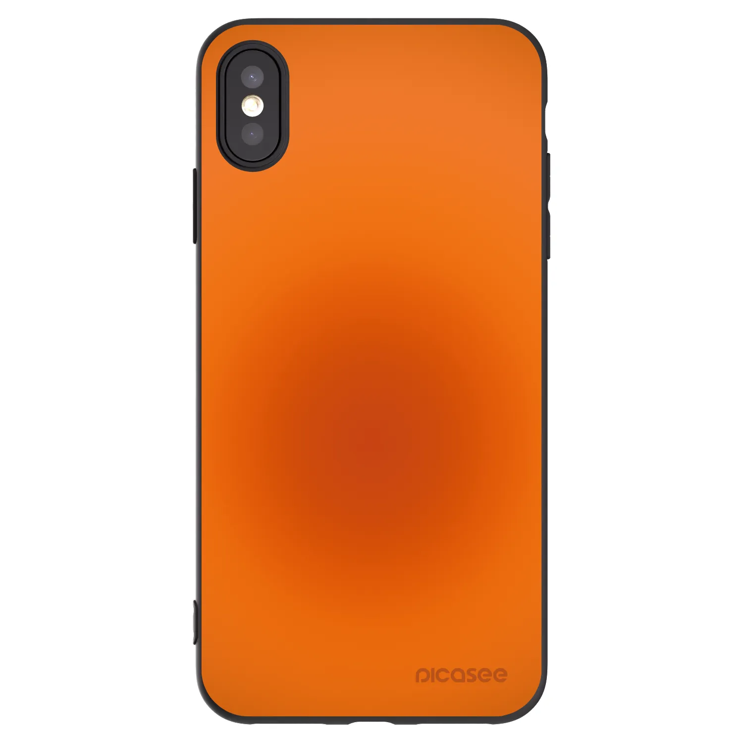 Picasee silikónový čierny obal pre Apple iPhone XS Max - Heat Core