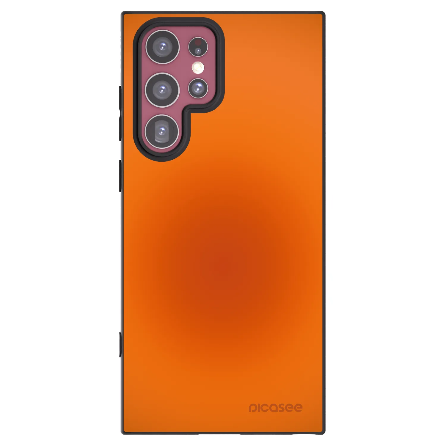 Picasee silikónový čierny obal pre Samsung Galaxy S22 Ultra 5G - Heat Core