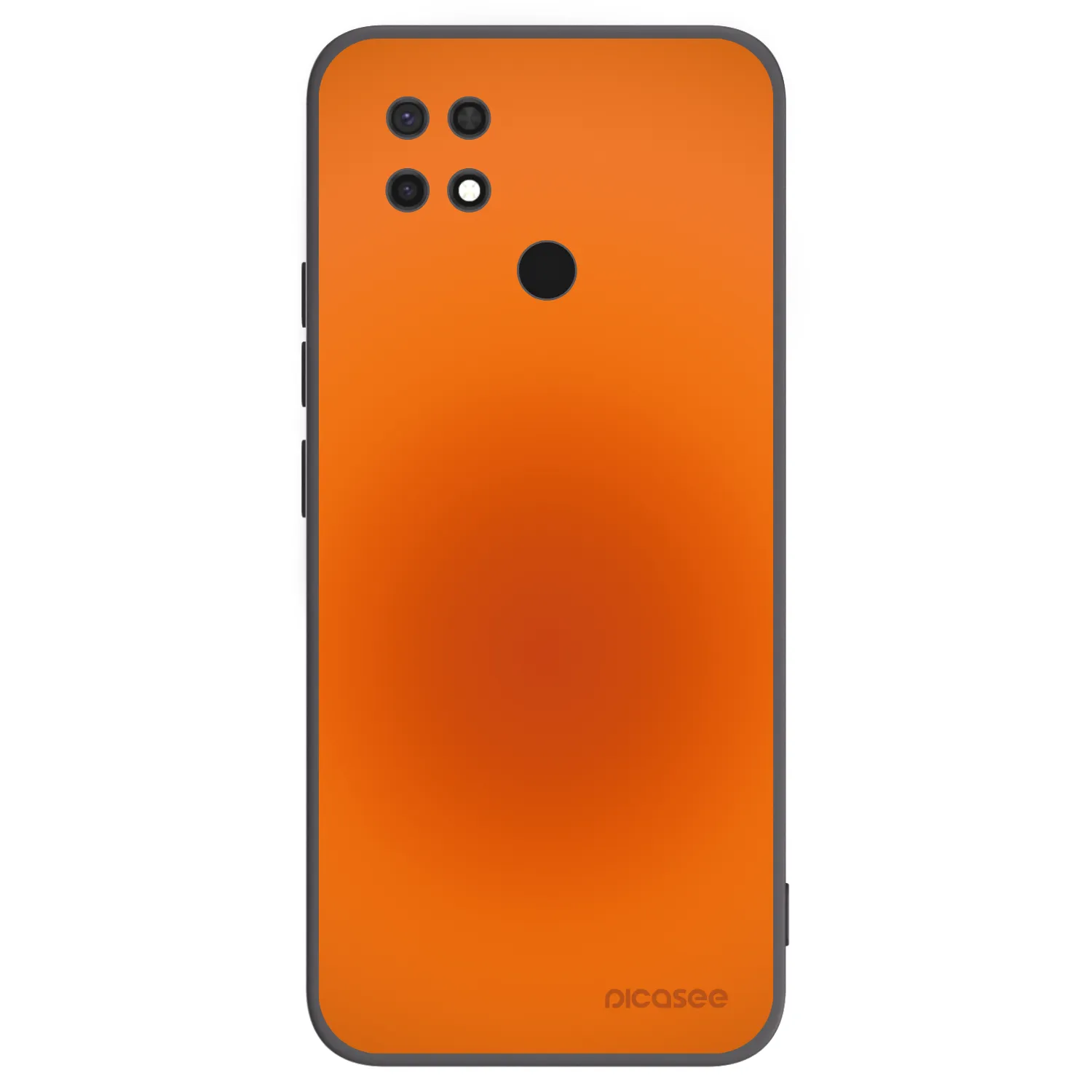 Picasee silikónový čierny obal pre Xiaomi Redmi 10C - Heat Core