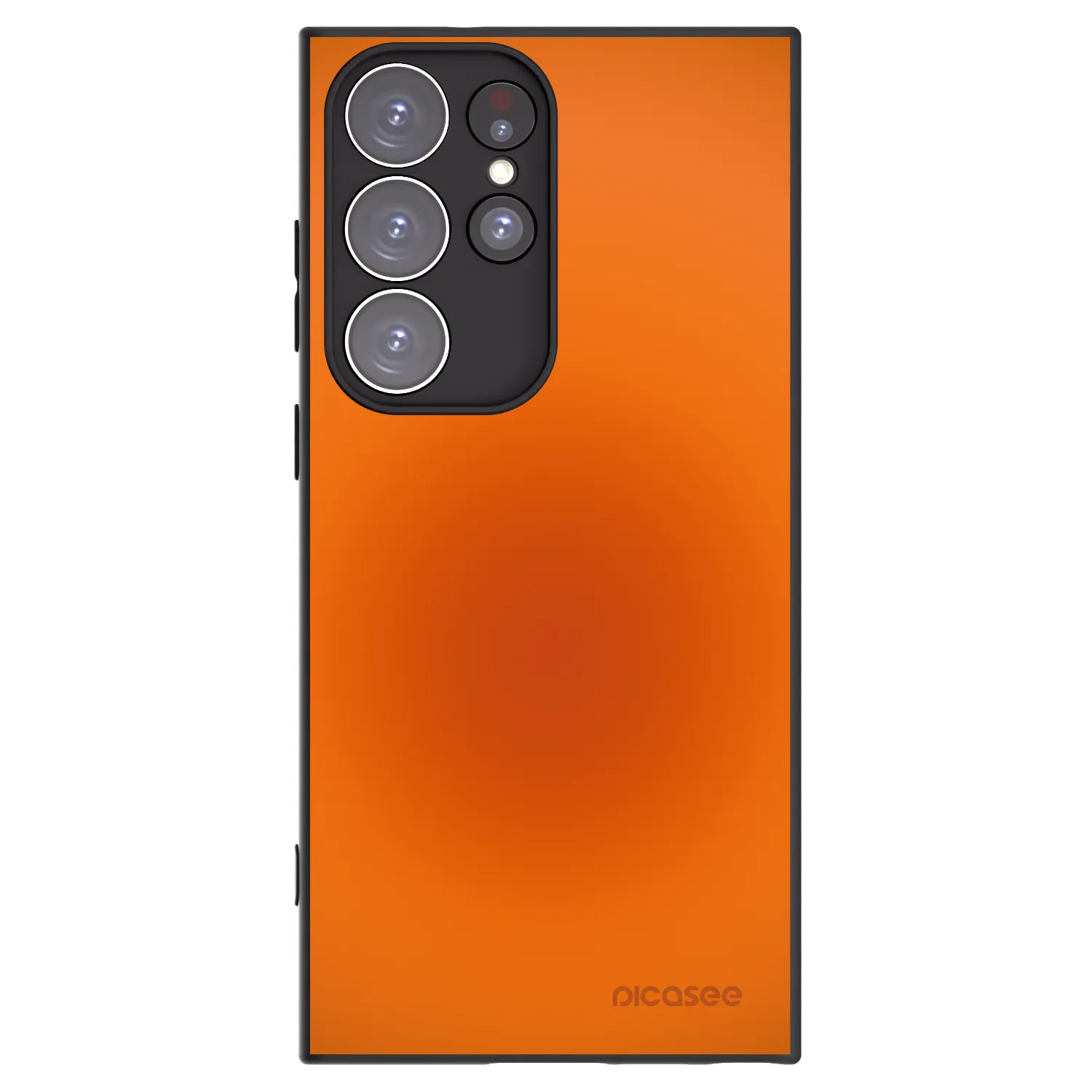 Picasee silikónový čierny obal pre Samsung Galaxy S23 Ultra 5G - Heat Core
