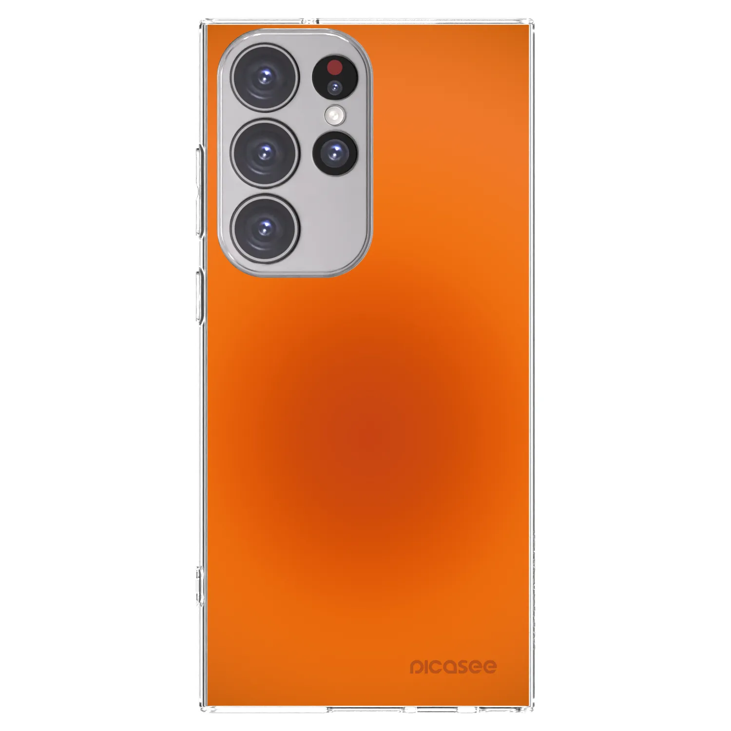 Picasee silikónový prehľadný obal pre Samsung Galaxy S23 Ultra 5G - Heat Core