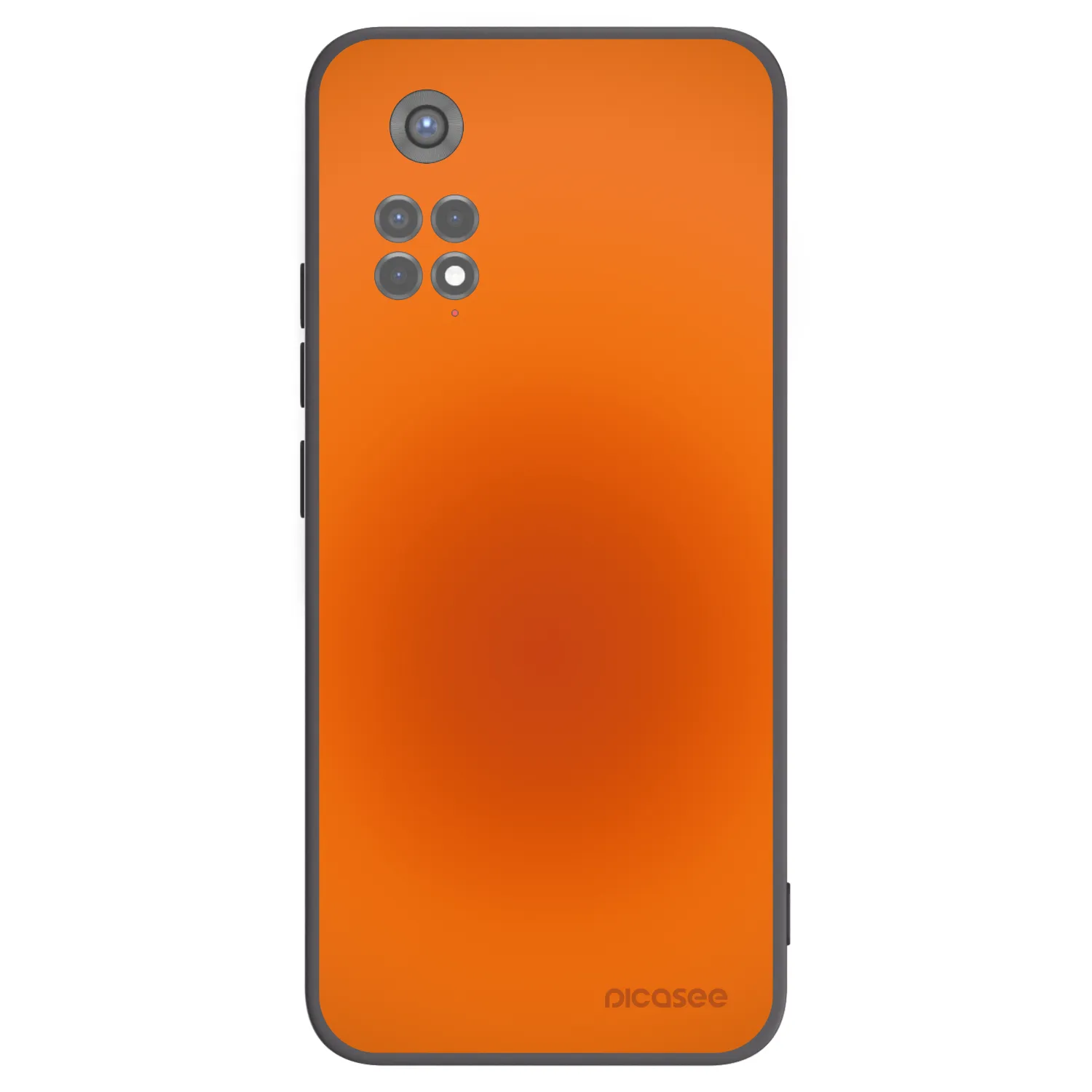 Picasee silikónový čierny obal pre Xiaomi Redmi Note 11S 5G - Heat Core
