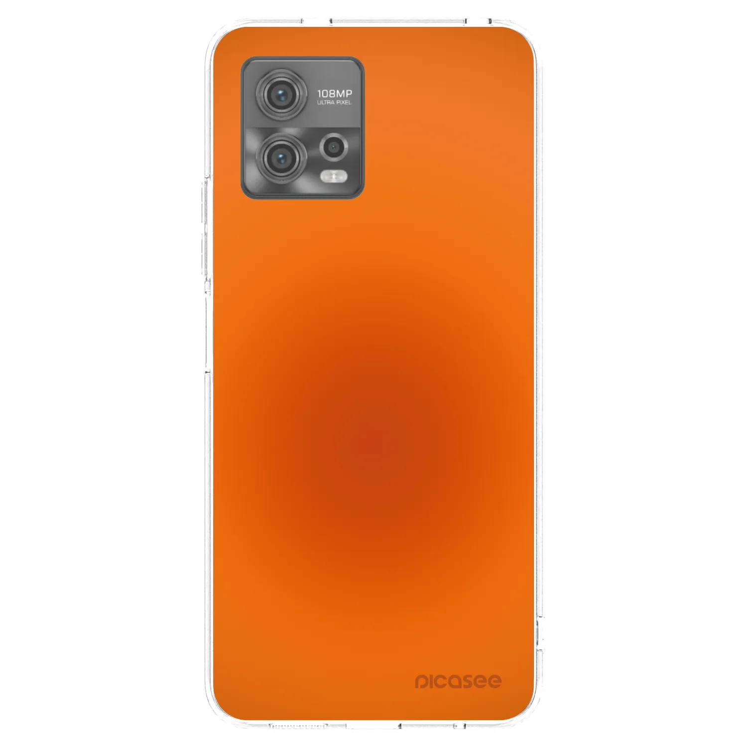 Picasee silikónový prehľadný obal pre Motorola Moto G72 - Heat Core
