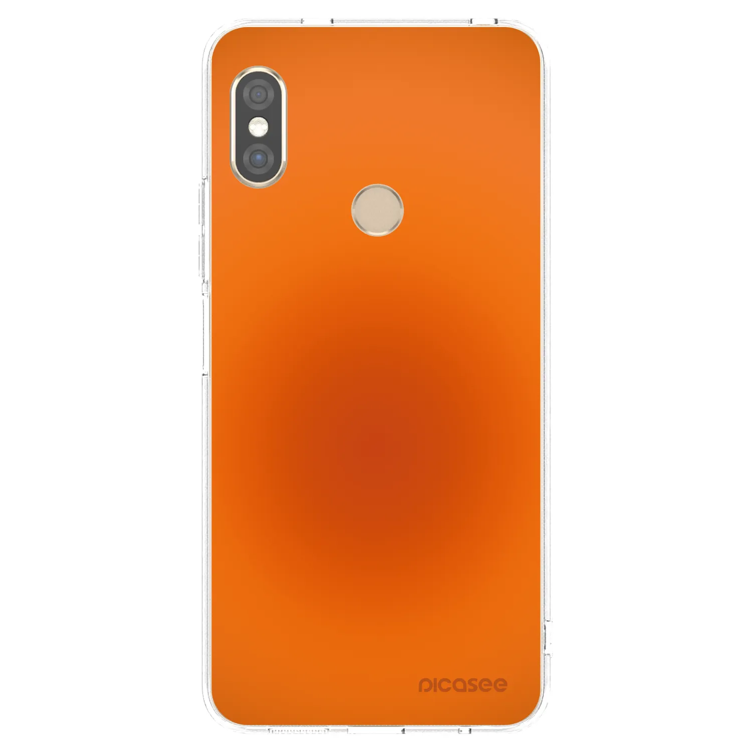 Picasee silikónový prehľadný obal pre Xiaomi Redmi Note 5 Global - Heat Core