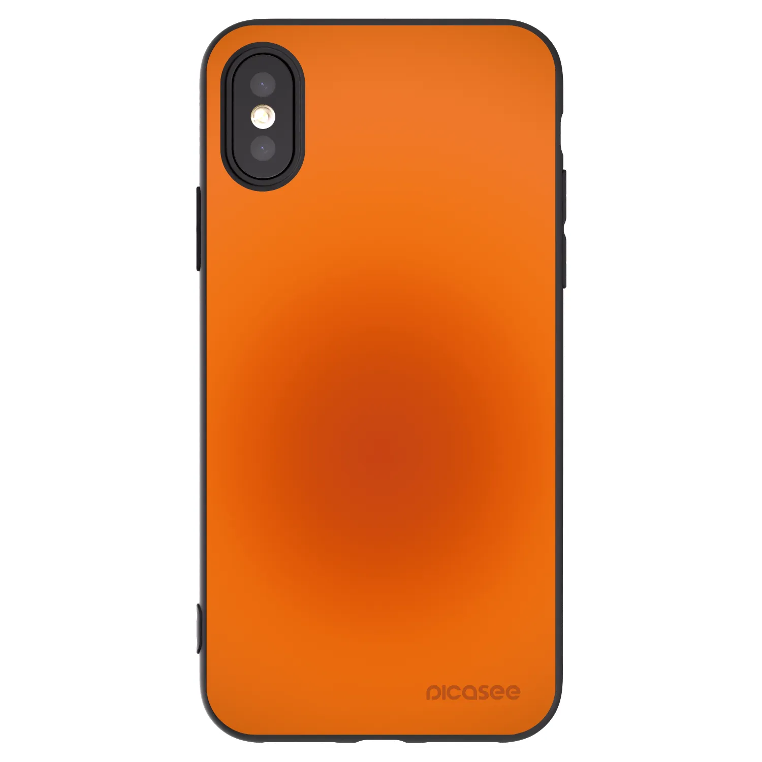 Picasee silikónový čierny obal pre Apple iPhone X/XS - Heat Core