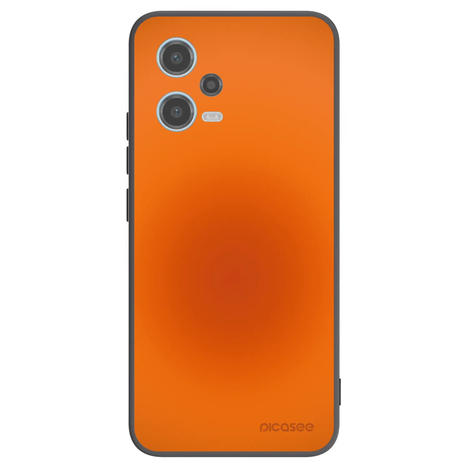 Picasee silikónový čierny obal pre Xiaomi Redmi Note 12 5G - Heat Core