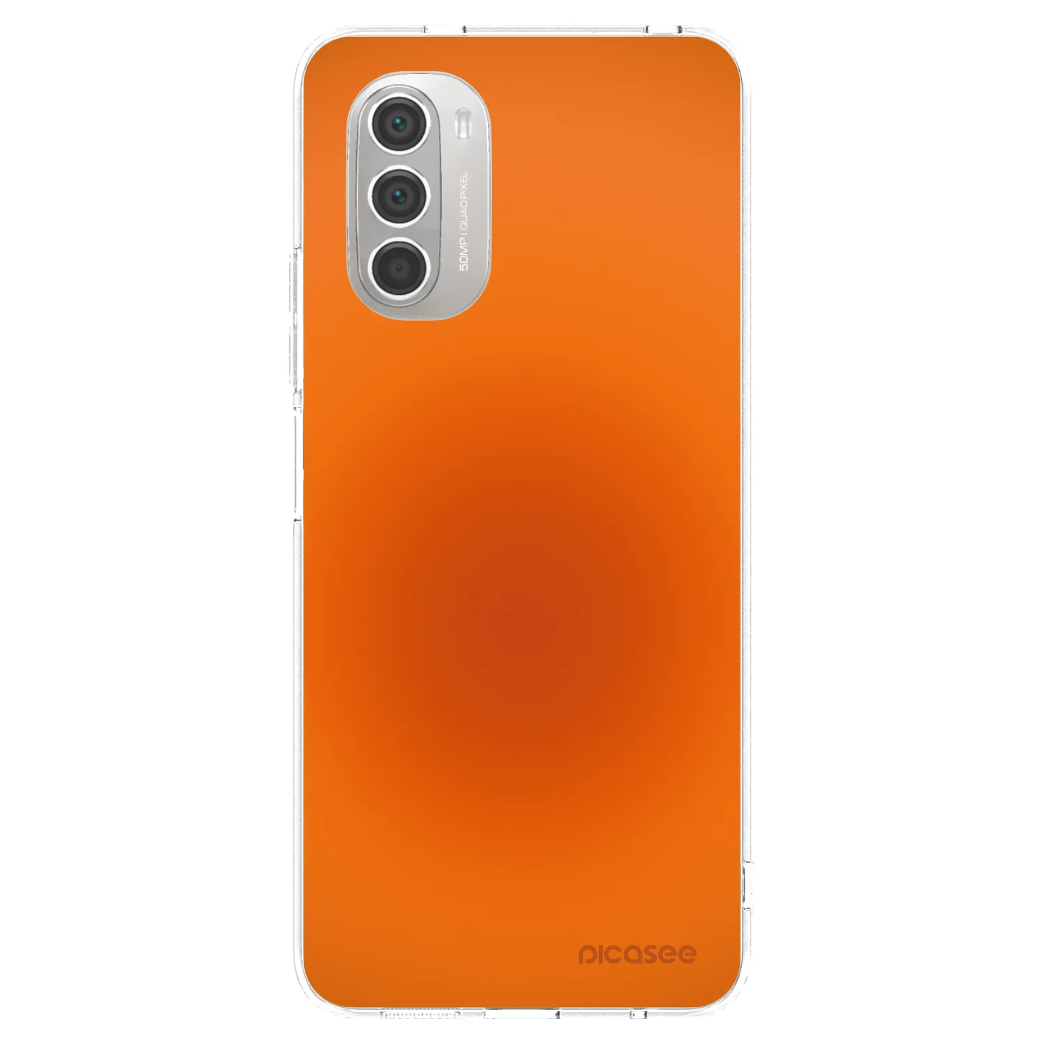 Picasee silikónový prehľadný obal pre Motorola Moto G51 - Heat Core