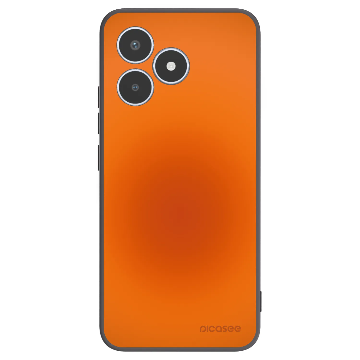 Picasee silikónový čierny obal pre Realme C53 - Heat Core