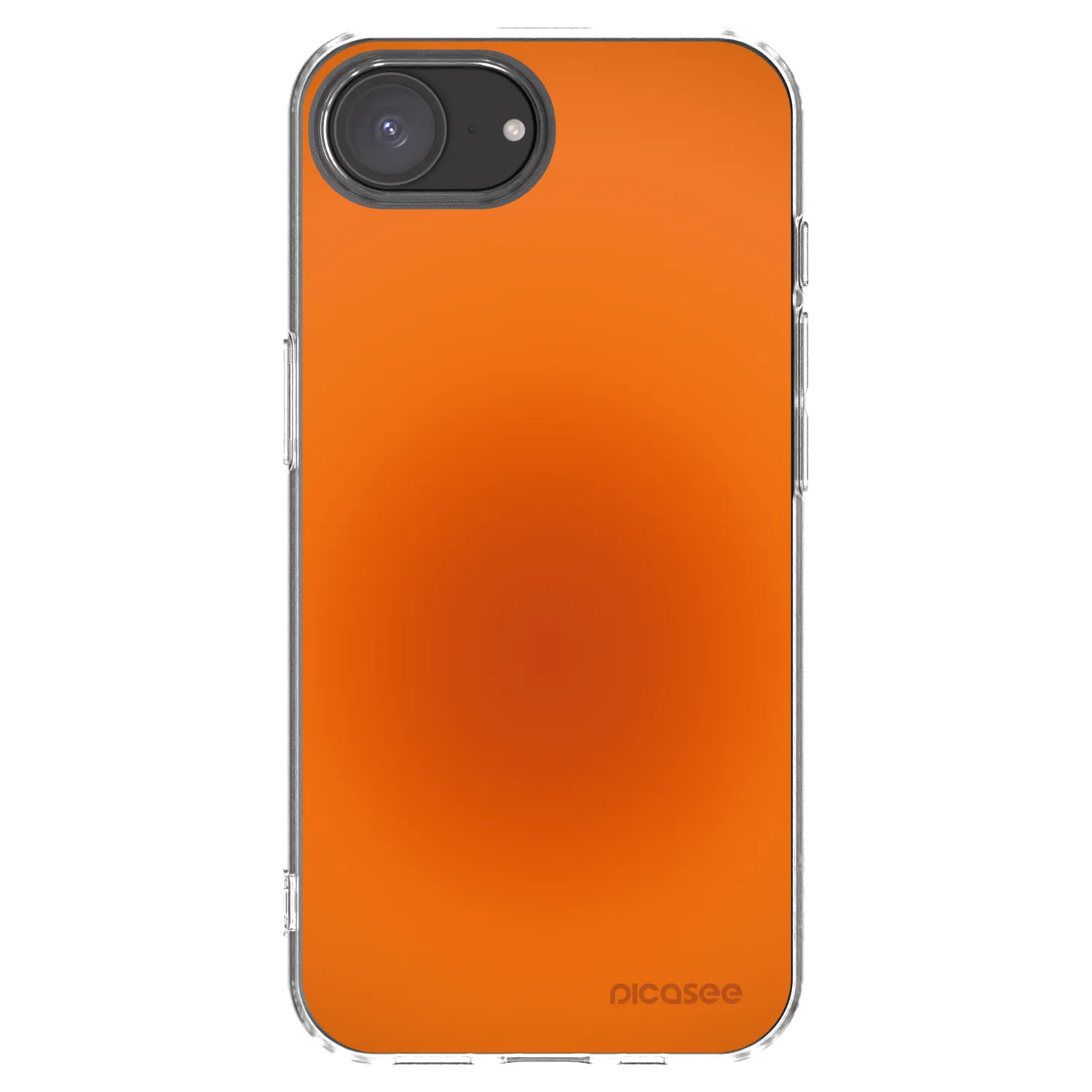 Picasee silikónový prehľadný obal pre Apple iPhone 16e - Heat Core
