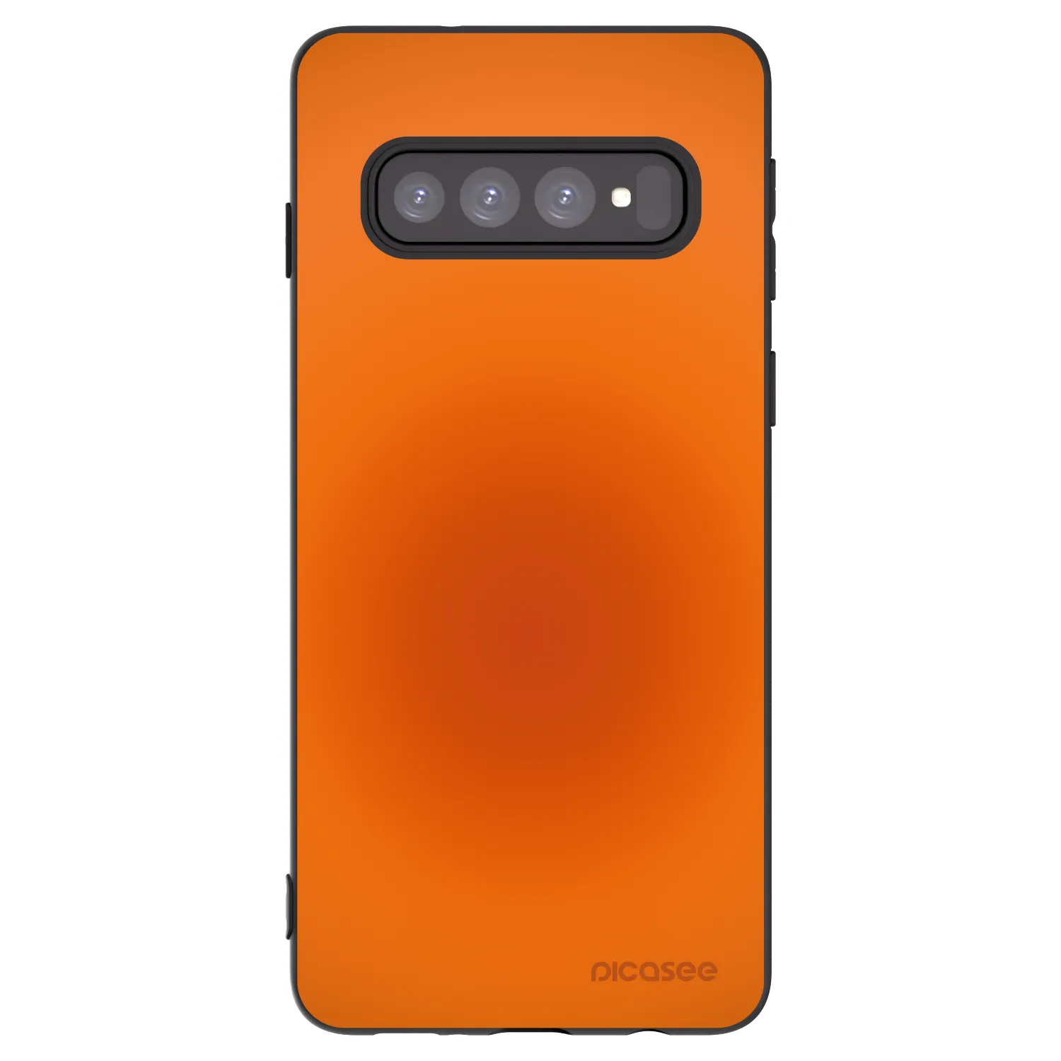 Picasee silikónový čierny obal pre Samsung Galaxy S10 G973 - Heat Core