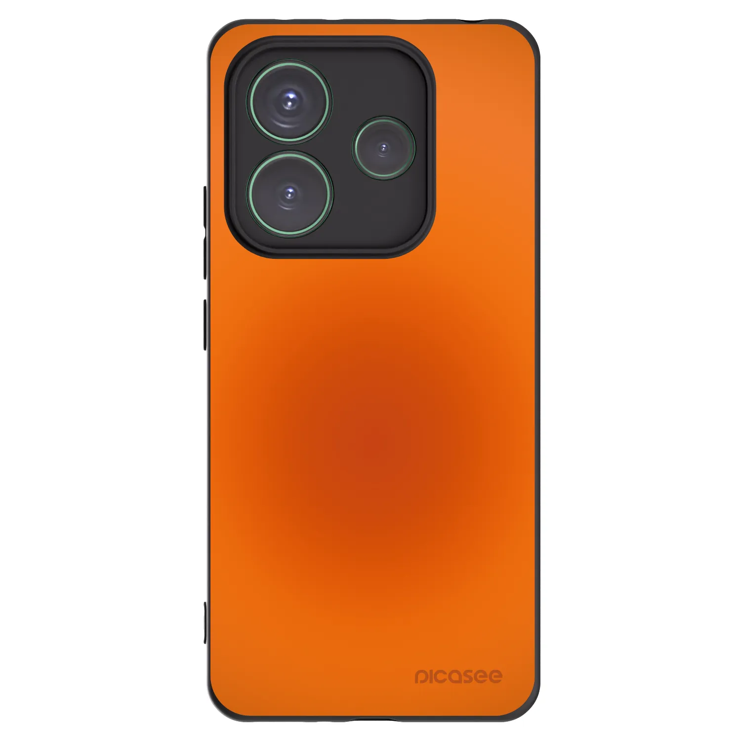 Silikónový čierny obal pre Xiaomi Redmi Note 14 5G - Heat Core