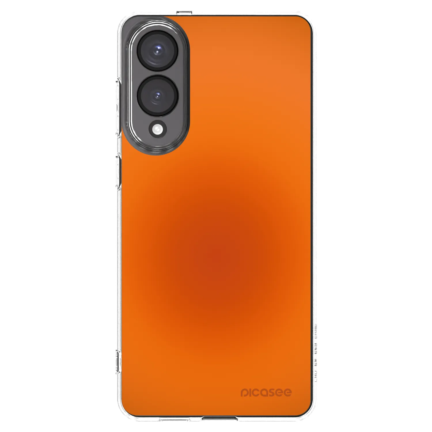 Picasee silikónový prehľadný obal pre Samsung Galaxy S25 Edge 5G - Heat Core