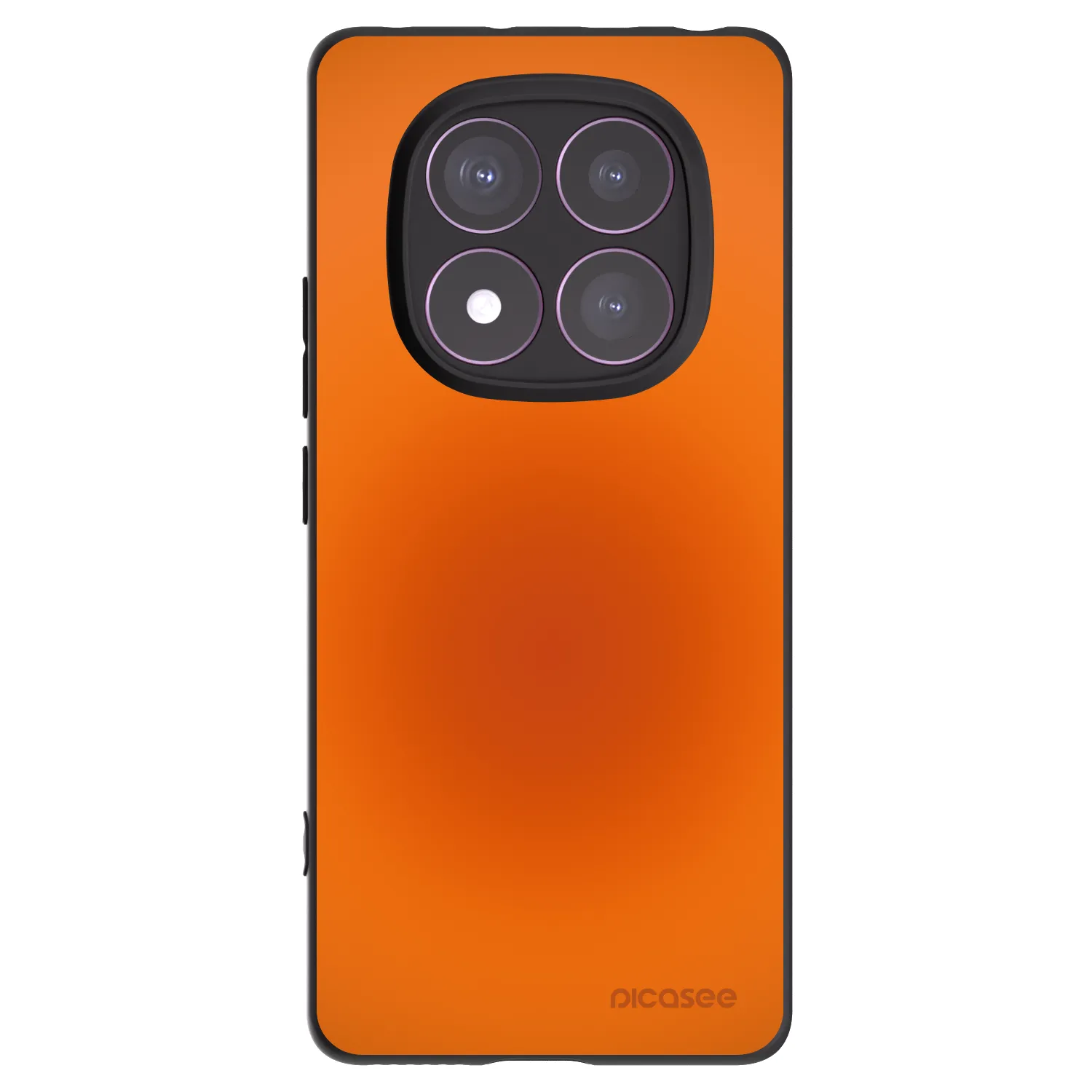 Picasee silikónový čierny obal pre Xiaomi Redmi Note 14 Pro 4G - Heat Core