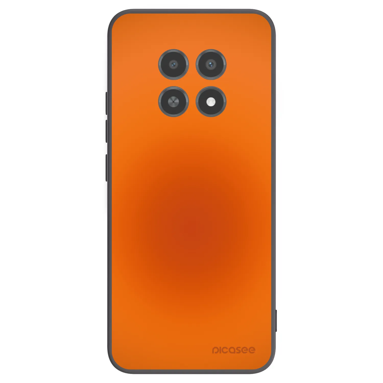 Picasee silikónový čierny obal pre Realme 12X - Heat Core