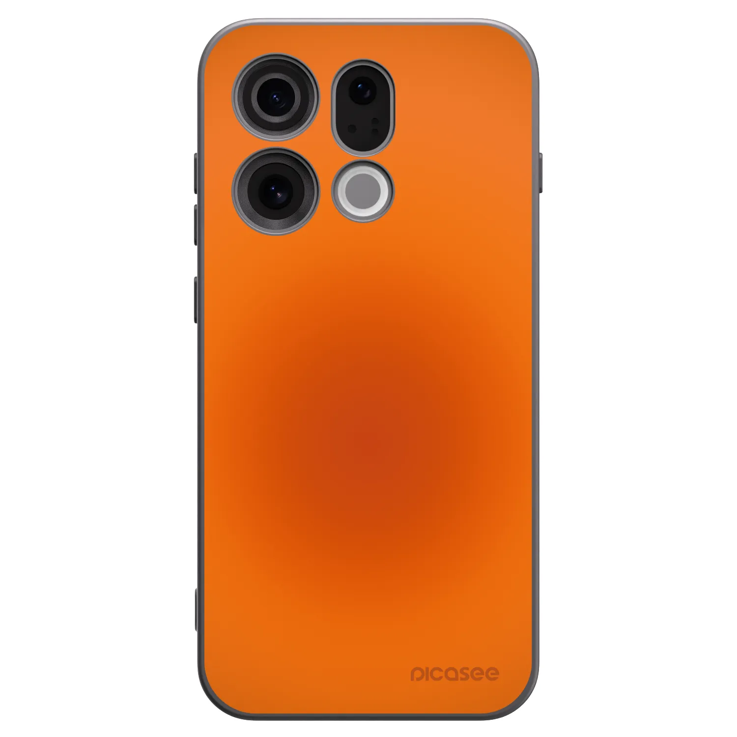 Picasee silikónový čierny obal pre OPPO Find X9 - Heat Core