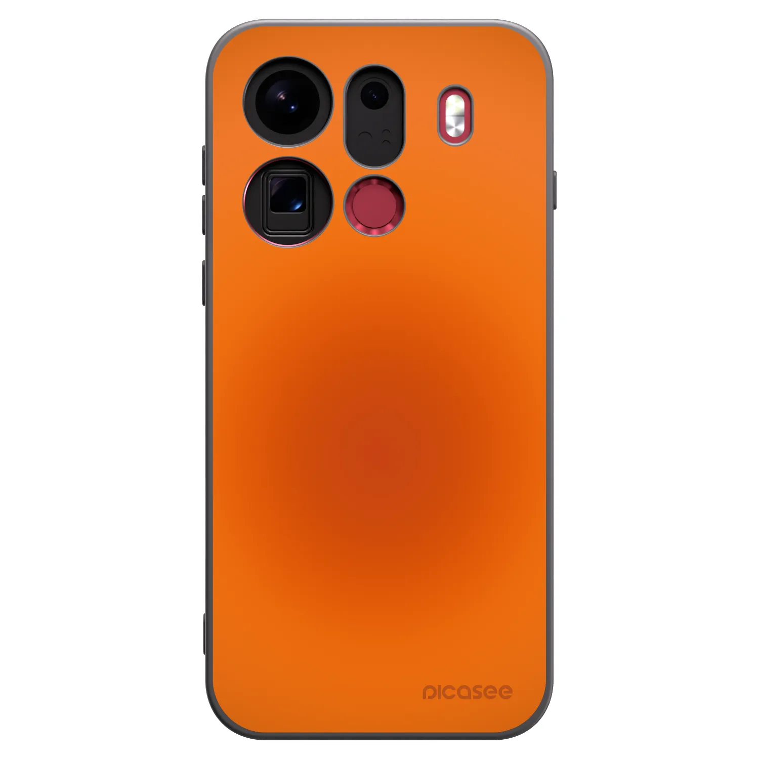 Picasee silikónový čierny obal pre OPPO Find X9 Pro - Heat Core