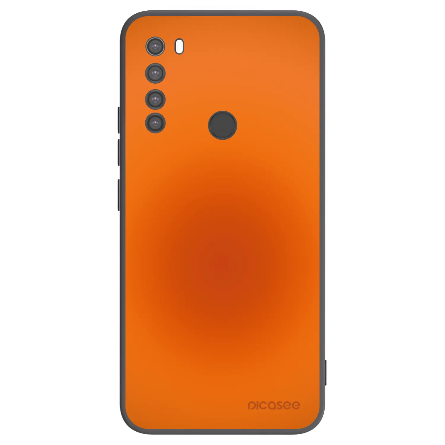 Picasee silikónový čierny obal pre Xiaomi Redmi Note 8 - Heat Core