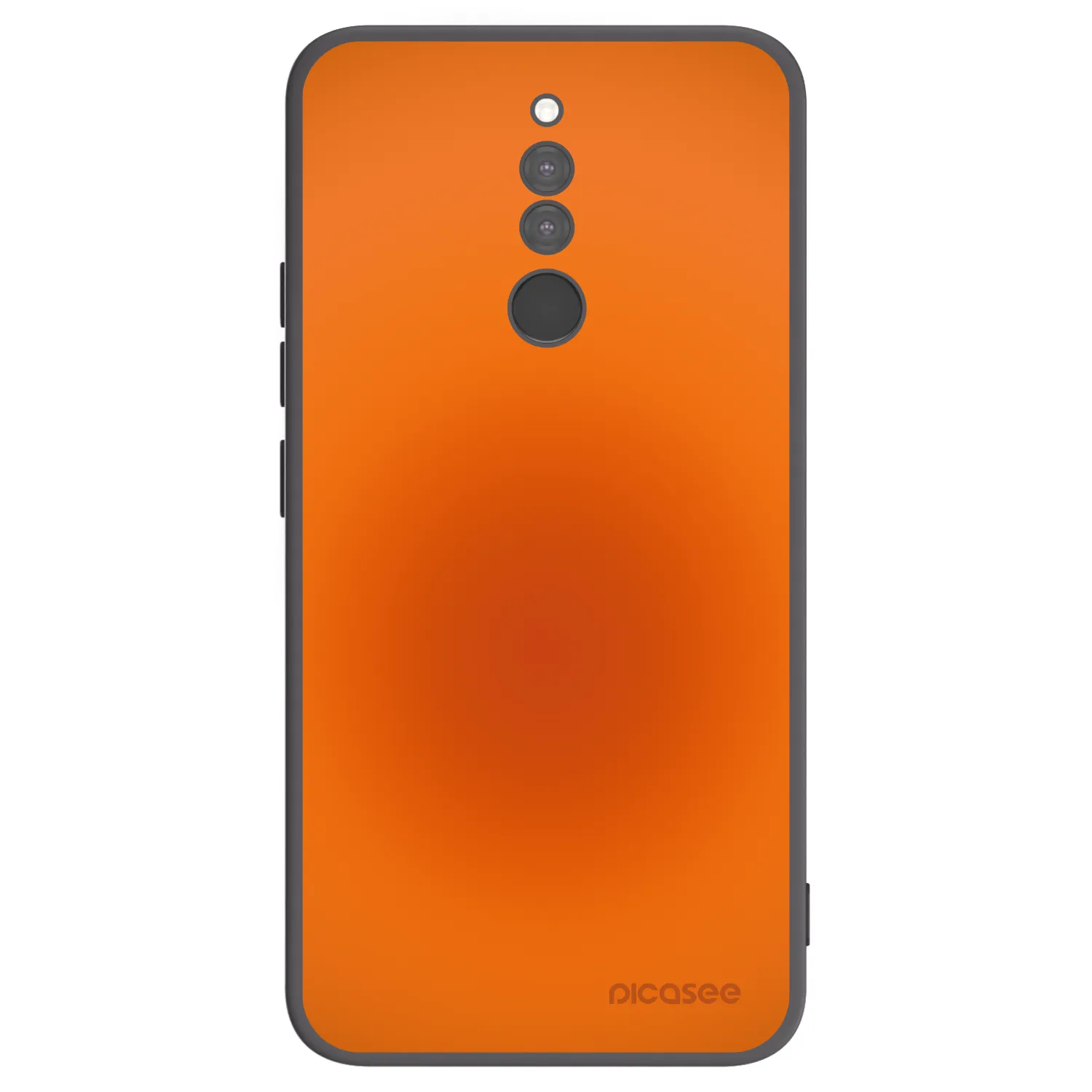 Picasee silikónový čierny obal pre Xiaomi Redmi 8 - Heat Core