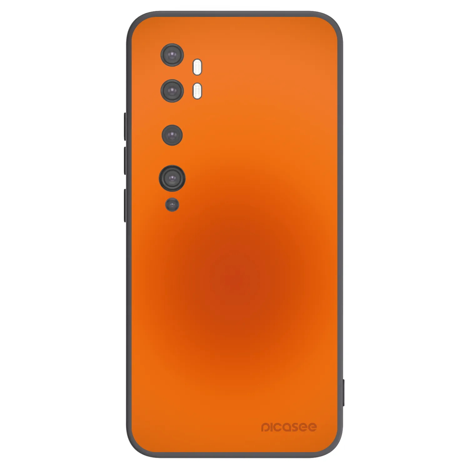 Picasee silikónový čierny obal pre Xiaomi Mi Note 10 (Pro) - Heat Core