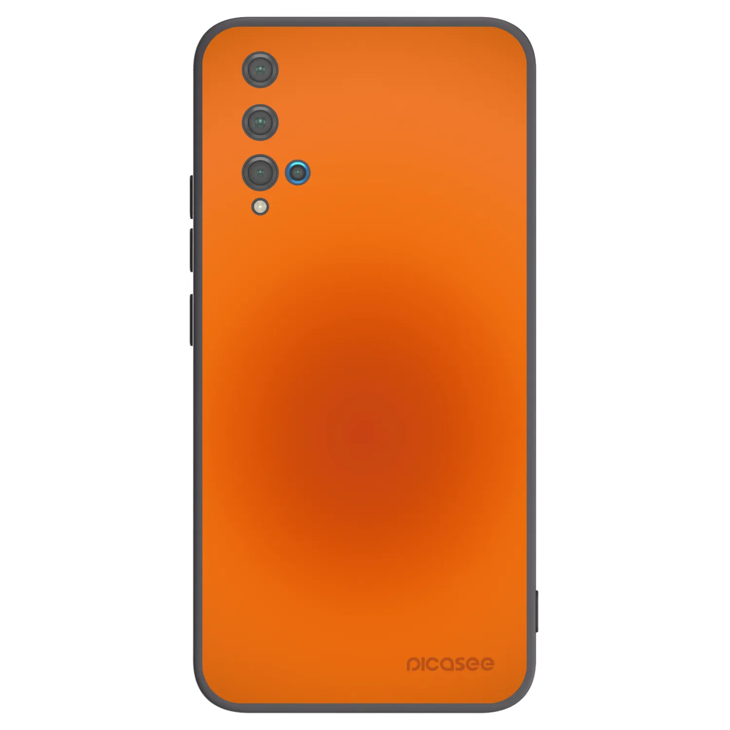 Picasee silikónový čierny obal pre Huawei Nova 5T - Heat Core