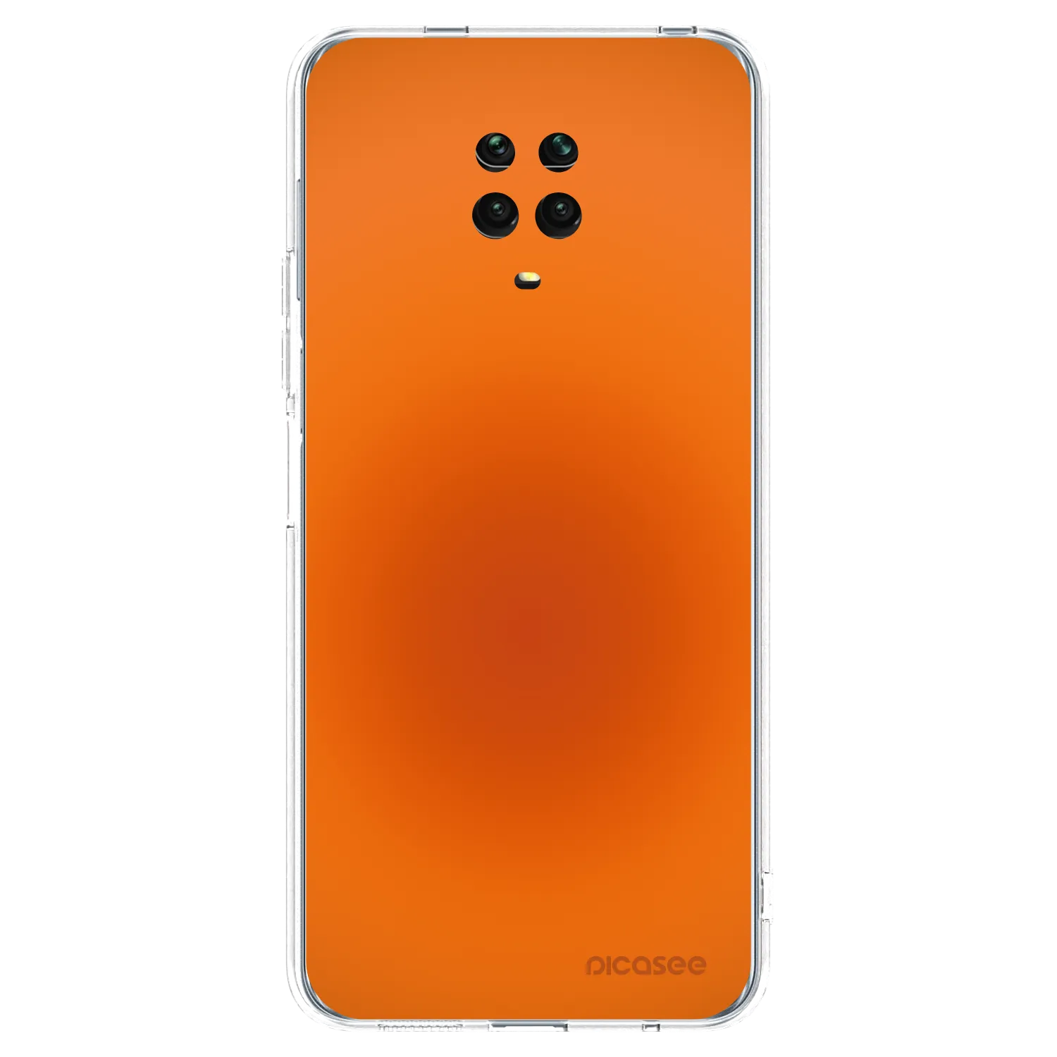 Picasee silikónový prehľadný obal pre Xiaomi Redmi Note 9 Pro - Heat Core