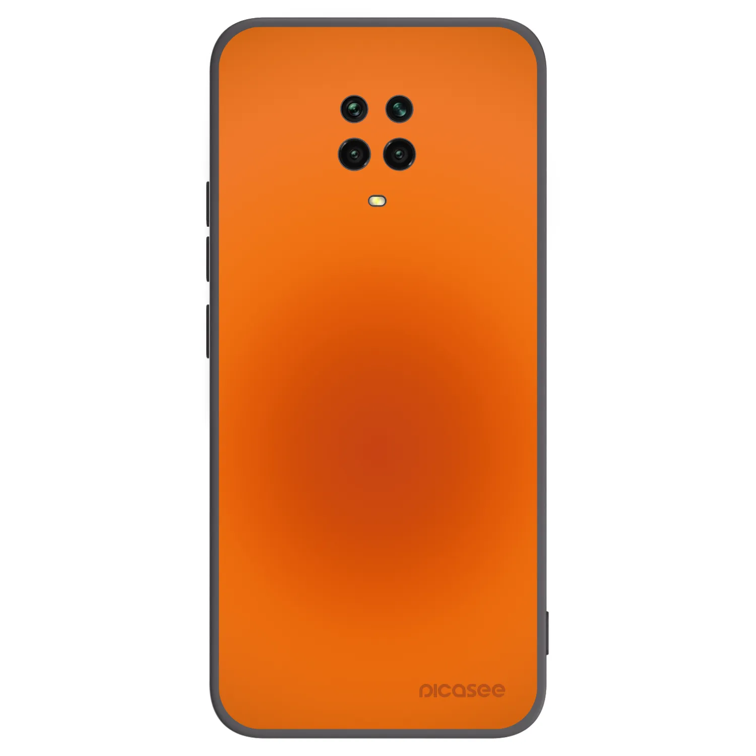 Picasee silikónový čierny obal pre Xiaomi Redmi Note 9 Pro - Heat Core