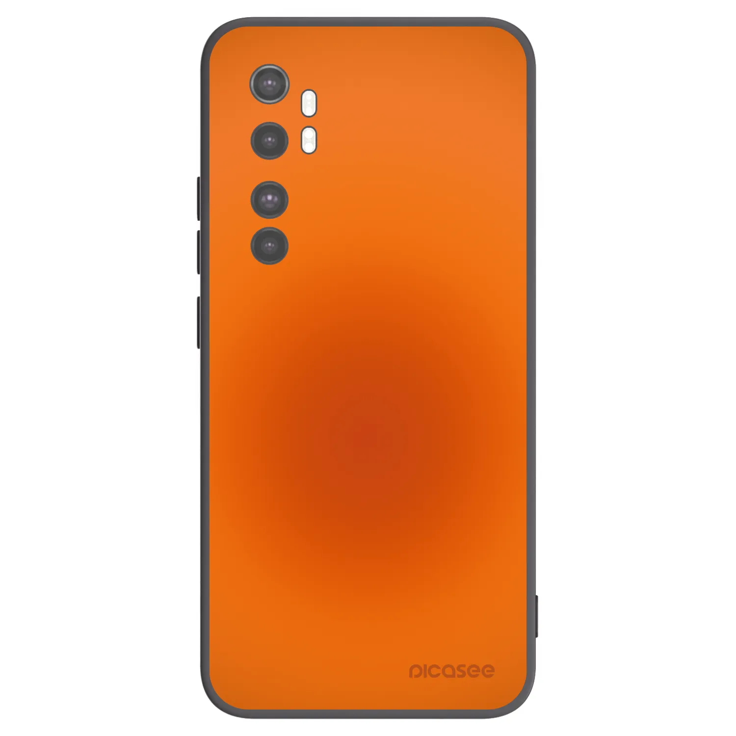 Picasee silikónový čierny obal pre Xiaomi Mi Note 10 Lite - Heat Core