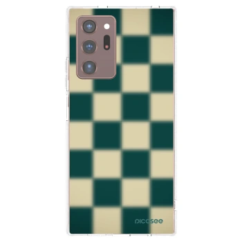 Picasee silikónový prehľadný obal pre Samsung Galaxy Note 20 Ultra - Shadow Chess