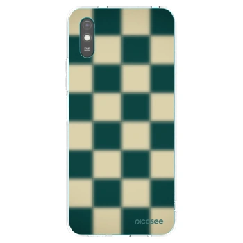 Picasee silikónový prehľadný obal pre Xiaomi Redmi 9A - Shadow Chess