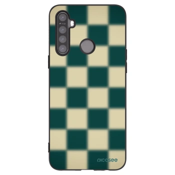 Picasee silikónový čierny obal pre Realme 6i - Shadow Chess
