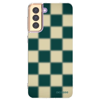 Picasee silikónový prehľadný obal pre Samsung Galaxy S21+ 5G G996F - Shadow Chess