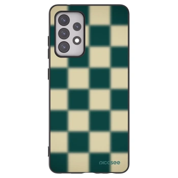 Picasee silikónový čierny obal pre Samsung Galaxy A52 5G A525F - Shadow Chess