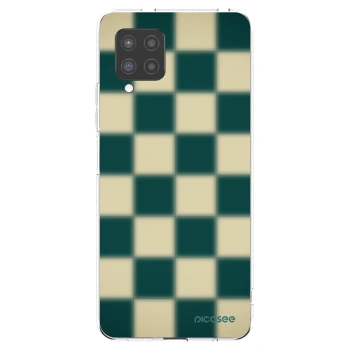 Picasee silikónový prehľadný obal pre Samsung Galaxy A42 A426B - Shadow Chess