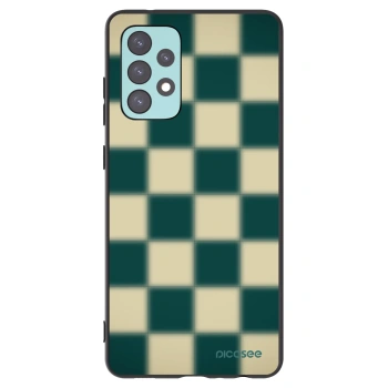 Picasee silikónový čierny obal pre Samsung Galaxy A72 A725F - Shadow Chess