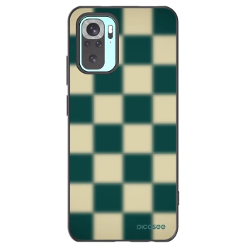 Picasee silikónový čierny obal pre Xiaomi Redmi Note 10 Pro - Shadow Chess