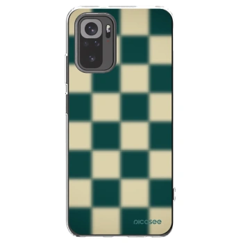 Picasee silikónový prehľadný obal pre Xiaomi Redmi Note 10S - Shadow Chess
