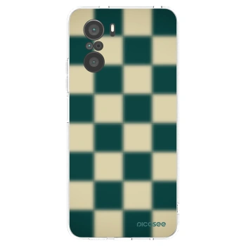 Picasee silikónový prehľadný obal pre Xiaomi Poco F3 - Shadow Chess