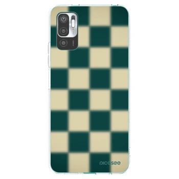 Picasee silikónový prehľadný obal pre Xiaomi Redmi Note 10 5G - Shadow Chess