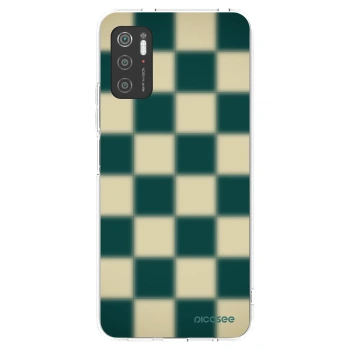 Picasee silikónový prehľadný obal pre Xiaomi Poco M3 Pro 5G - Shadow Chess