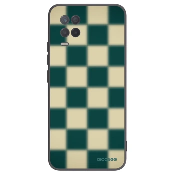 Picasee silikónový čierny obal pre Realme 8 5G - Shadow Chess