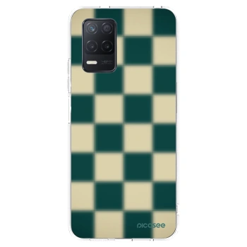 Picasee silikónový prehľadný obal pre Realme 8 5G - Shadow Chess