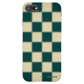 Picasee silikónový prehľadný obal pre Apple iPhone SE 2022 - Shadow Chess