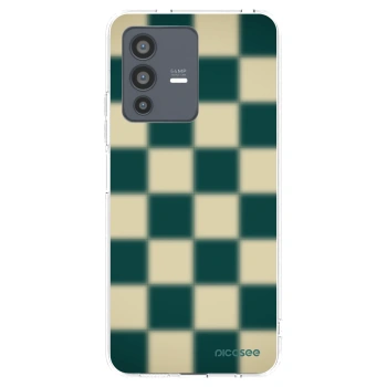 Picasee silikónový prehľadný obal pre Vivo V23 5G - Shadow Chess