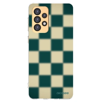 Picasee silikónový prehľadný obal pre Samsung Galaxy A33 5G A336 - Shadow Chess
