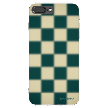 Picasee silikónový prehľadný obal pre Apple iPhone 8 Plus - Shadow Chess